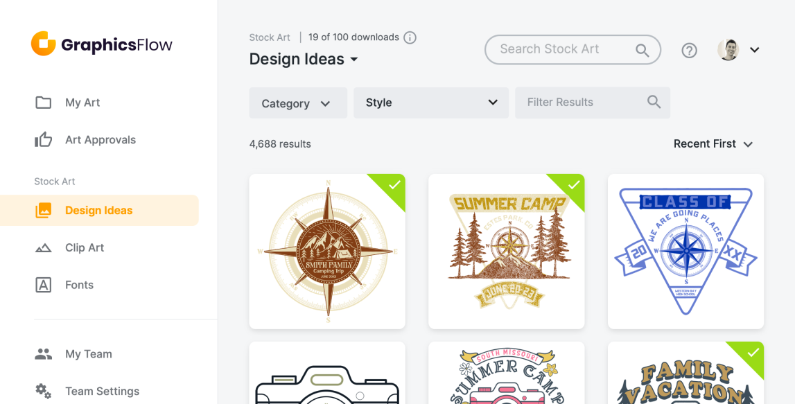 New GraphicsFlow Features: Download Indicators & Add Fonts to Art Approvals
