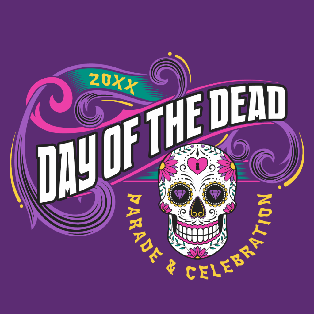 vector graphics day of the dead fall